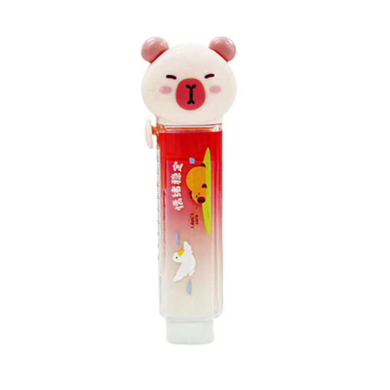 Sliding Eraser Push and Pull Capybara Pink JT24092002
