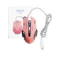 JTM Mouse JT25107014 Pink Wired Gaming USB