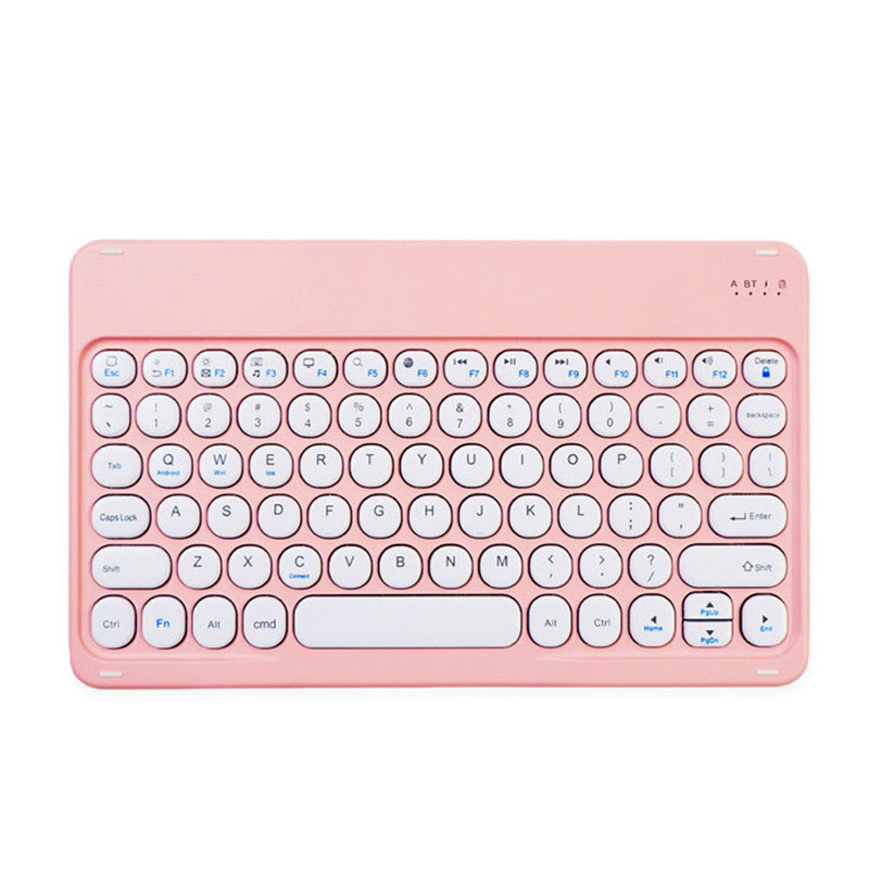 JTM Keyboard JT25108051 Pink Wireless Rechargeable Bluetooth 78 Keys