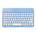 JTM Keyboard JT25108051 Purple Wireless Rechargeable Bluetooth 78 Keys
