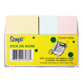 Scripti Sticky Note 3 pads 100 sheets Pastel with Case - School & Office Supplies - Note Pads