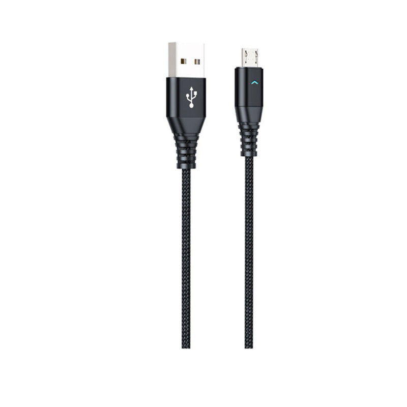 Motivo USB Cable H21 Black Micro USB 1.2M Braided Wire