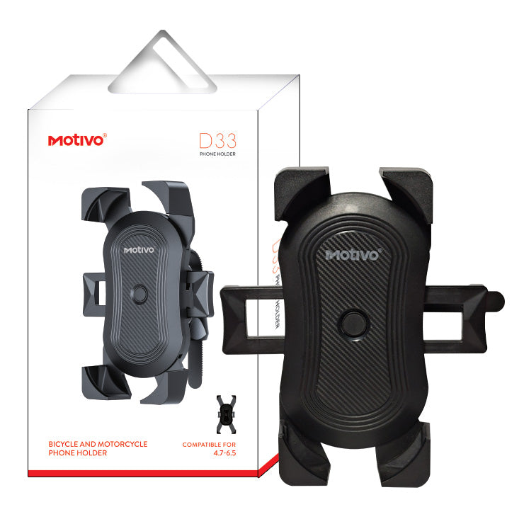 Motivo Cellphone Holder D33 Black For Bike