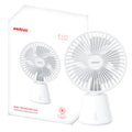 Motivo Portable Fan F10 White 3000 Mah Mini Rotation Fan