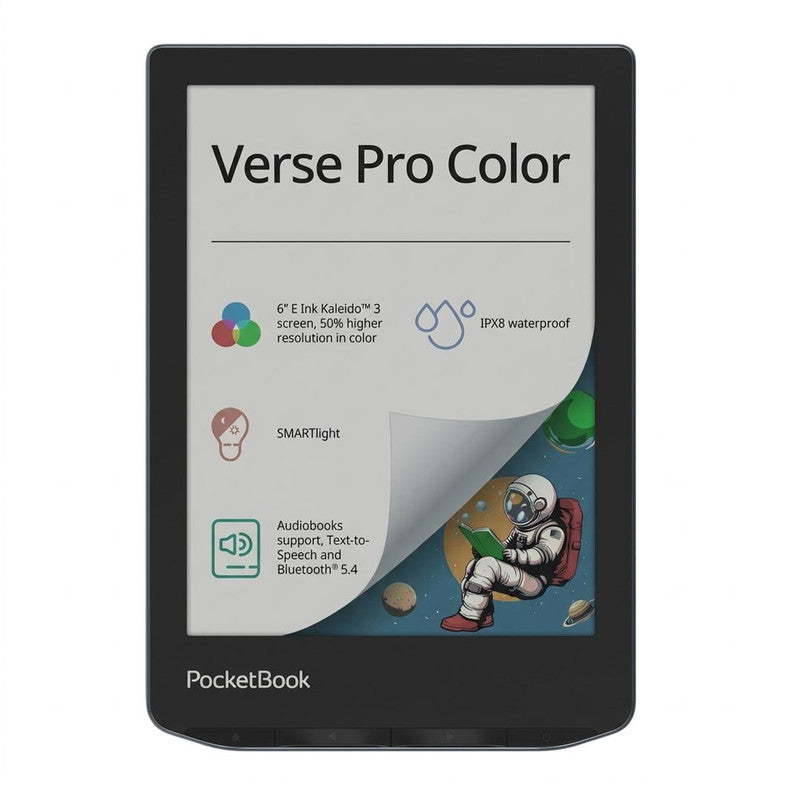 Pocketbook Ebook Verse Pro Color Stormy Sea 6In 16Gb E Ink Carta