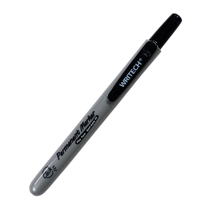 Writech Retractable Permanent Marker W-805P Black - School & Office Supplies - Writing