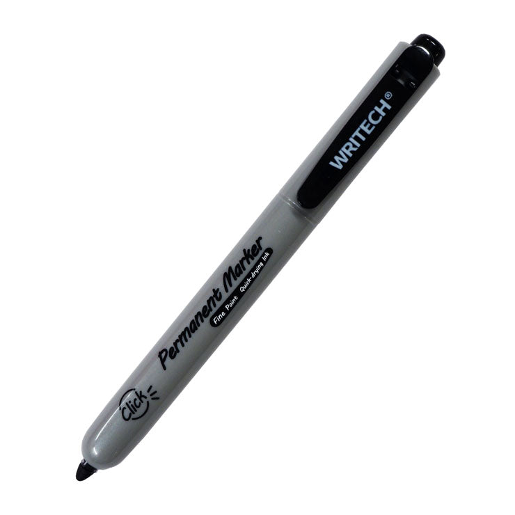 Writech Retractable Permanent Marker W-805P Black - School & Office Supplies - Writing