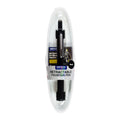 Writech Retractable Fountain Pen Set with 5 Free Cartridges W-784 Black Barrel + Black Ink