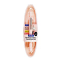 Writech Retractable Fountain Pen Set with 5 Free Cartridges W-784 Pink Barrel + Black Ink