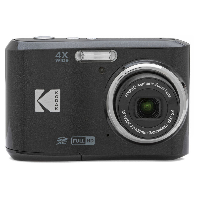 Kodak Digital Camera FZ45 Black Pixpro Friendly Zoom Compact Digital Camera 4x Optical Zoom Aa Battery