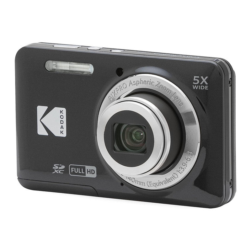 Kodak Digital Camera FZ55 Black Pixpro Friendly Zoom Compact Digital Camera 5x Optical Zoom Rechargeable Li