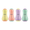 Milan One-Hole Sharpener Sway with Eraser Purple Yellow Orange Green Pastel Series 4723112