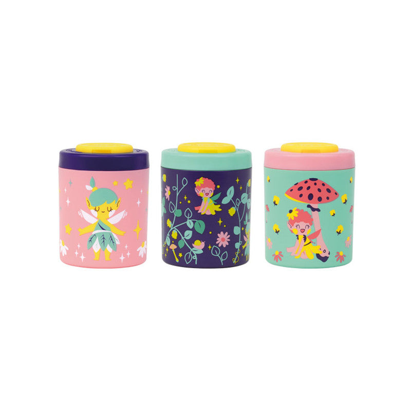 Milan Two-Hole Sharpener Fairy Tale with Container Pink Lilac Turquoise 20161912FR (Color May Vary)