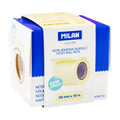 Milan Sticky Note Roll with Dispenser Yellow 5cmX10M