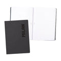 Milan Padded Notebook Black 48S Hard Cover A4