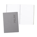 Milan Padded Notebook Grey 48S Hard Cover A4