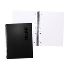Milan Spiral Notebook 80's Hard Cover A4 - School & Office Supplies