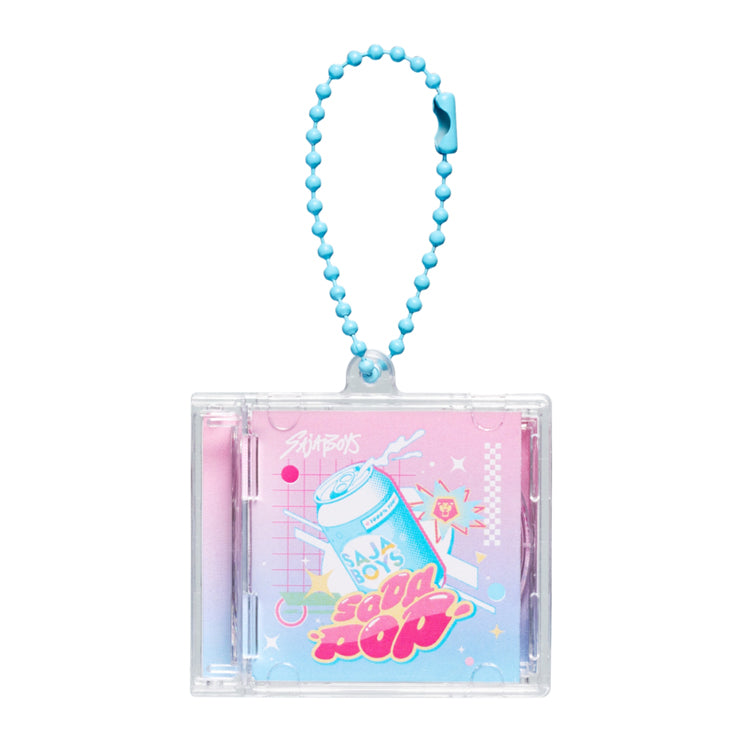 KPop Demon Hunters Mini CD Keyring Soda Pop
