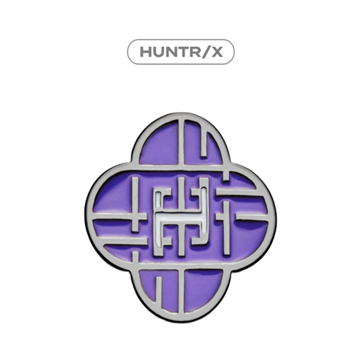 KPop Demon Hunters Metal Badge Huntr/x