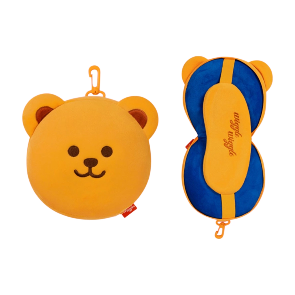 Wiggle Wiggle Folding Sleep Cushion Set, Wiggle Bear