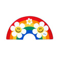 Wiggle Wiggle Big Size Beach Towel, Rainbow Smile