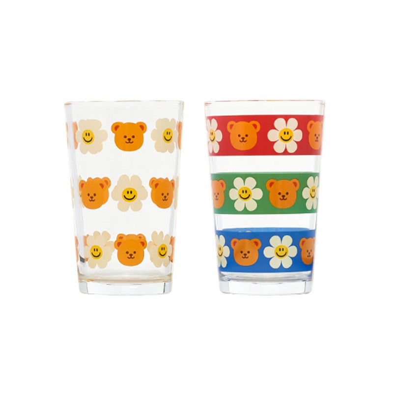 Wiggle Wiggle Beer Glass 2's Set, Wiggle Friends
