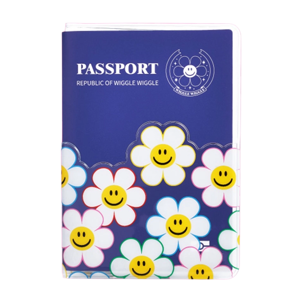 Wiggle Wiggle Pocket Passport Case, Smile We Love