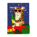 Wiggle Wiggle Pocket Passport Case, Drunken Cat