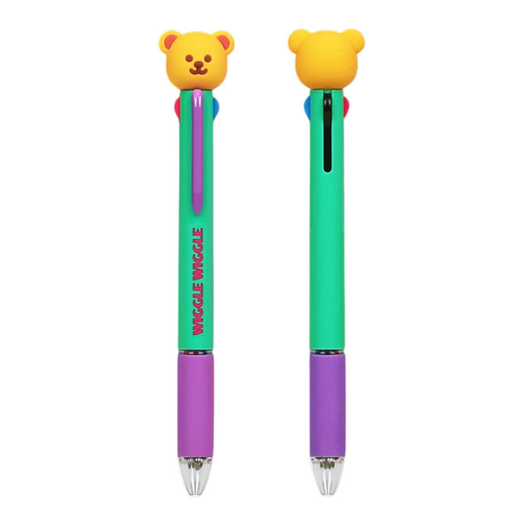 Wiggle Wiggle Figure 4 color Ballpoint Pen, Wiggle Bear