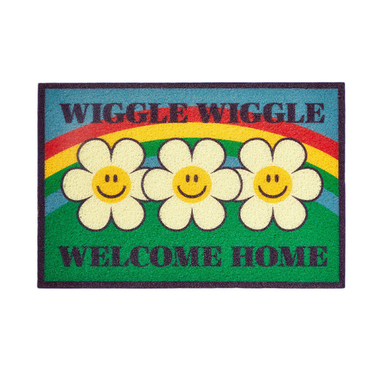 Wiggle Wiggle Coil Floor Mat, Smile We Love