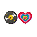 Wiggle Wiggle Trivet 2 pieces Set, Wiggle Heart & Music