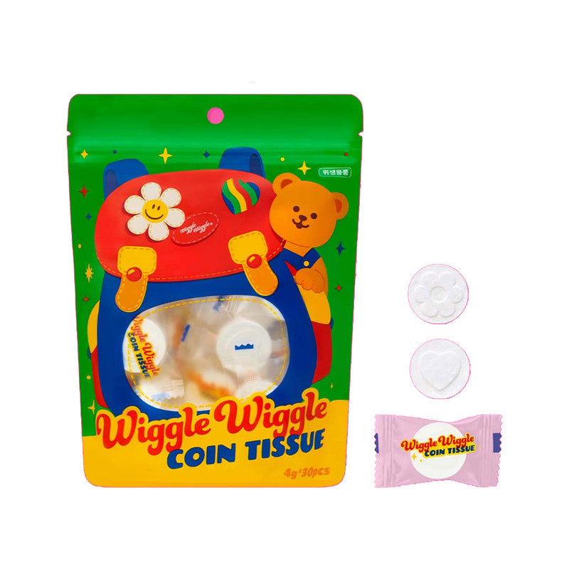 Wiggle Wiggle Coin Tissue - Wiggle Bear