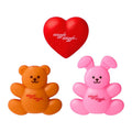 Wiggle Wiggle Big Magnet Clip Set Bear & Bunny
