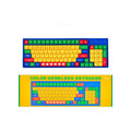 Wiggle Wiggle Color Wireless Keyboard, Blue