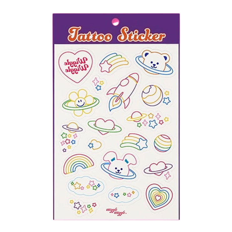 Wiggle Wiggle Tattoo Sticker, Dreamers