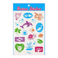 Wiggle Wiggle Tattoo Sticker, Aqua Friends