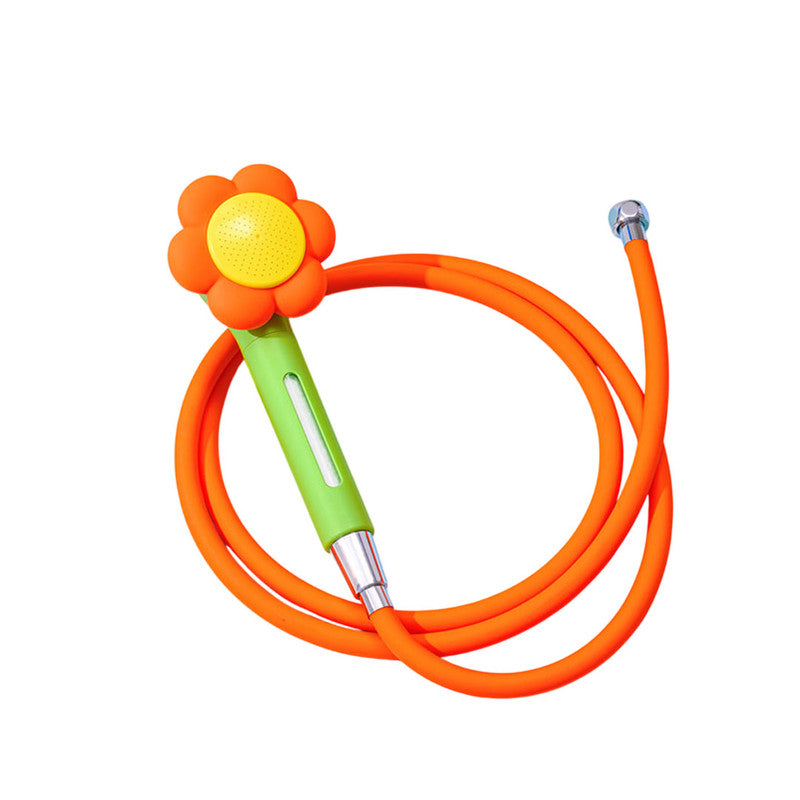 Wiggle Wiggle Blooming Filter Shower Head Orange & Green