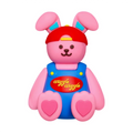 Wiggle Wiggle Silicone Charm, Little Play Bunny