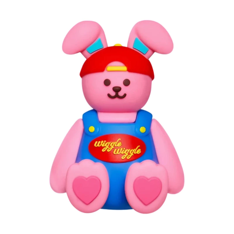 Wiggle Wiggle Silicone Charm, Little Play Bunny