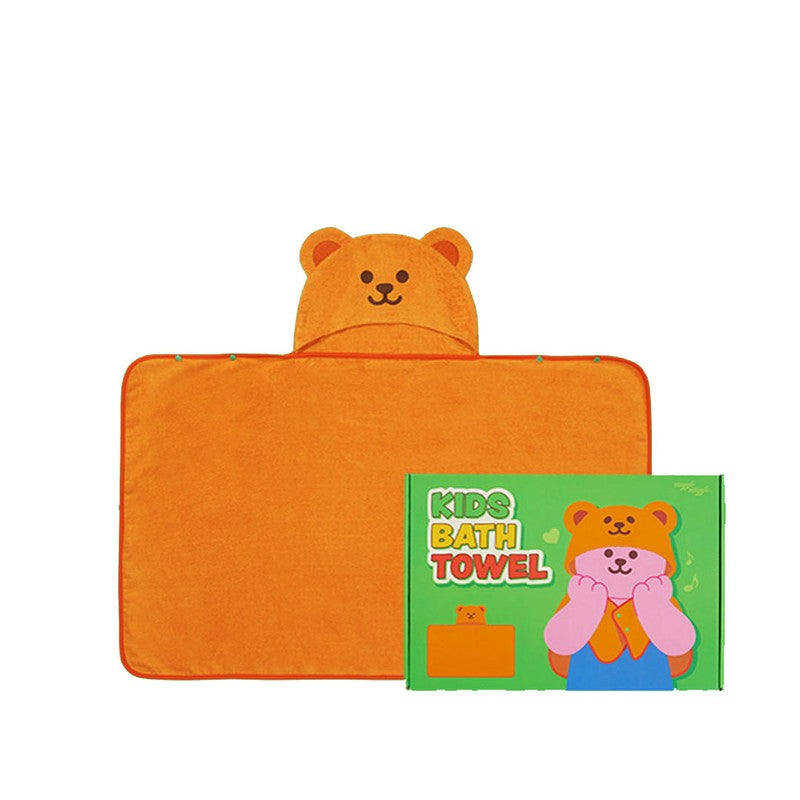 Wiggle Wiggle Kids Bath Towel, Wiggle Bear