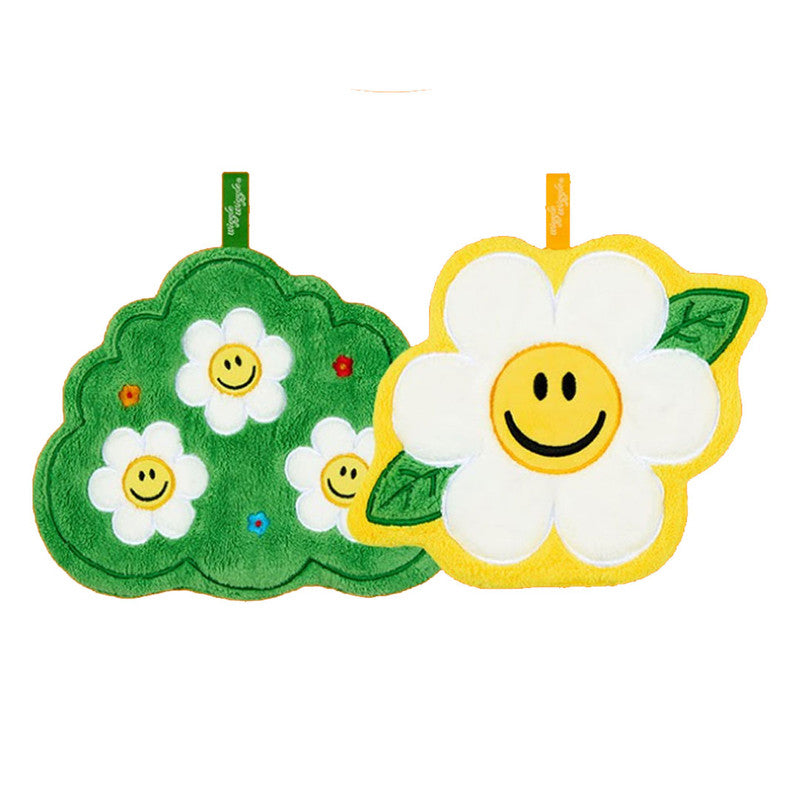 Wiggle Wiggle Hand Towel 2's Set, Smile We Love & Forest