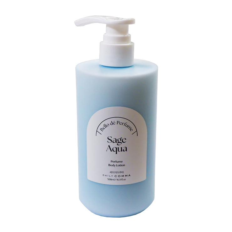 Daily Comma Bello De Perfume Body Lotion Sage Aqua 500ml - Hand Cream & Lotions