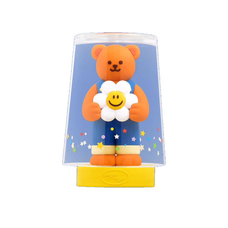 Wiggle Wiggle Figure Toothbrush Cup, Smile & Wiggle Bear