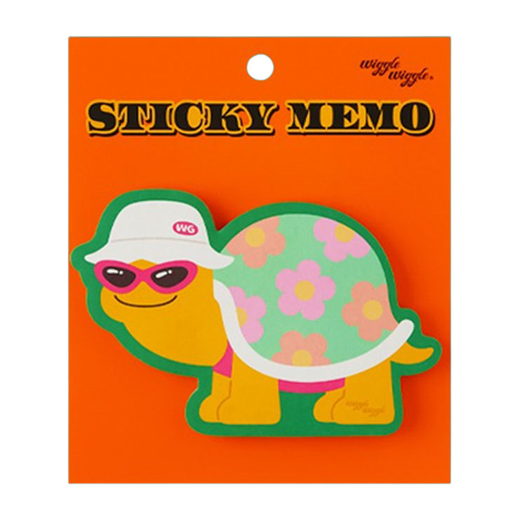 Wiggle Wiggle Sticky Memo Calming Turtle