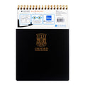 Oxford Spiral Topbind PP Notebook A5 80's Black
