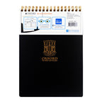 Oxford Spiral Topbind PP Notebook A5 80's Black