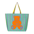 Wiggle Wiggle Reusable Shopper Bag Large, Teddy Bear