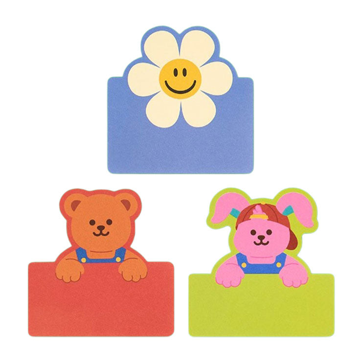 Wiggle Wiggle Sticky Memo Set Little Buddy Nametag