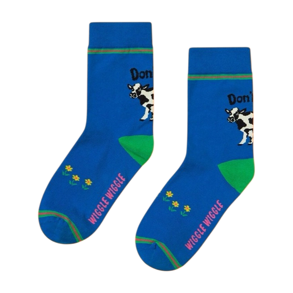 Wiggle Wiggle Pattern Socks, Don't Panic