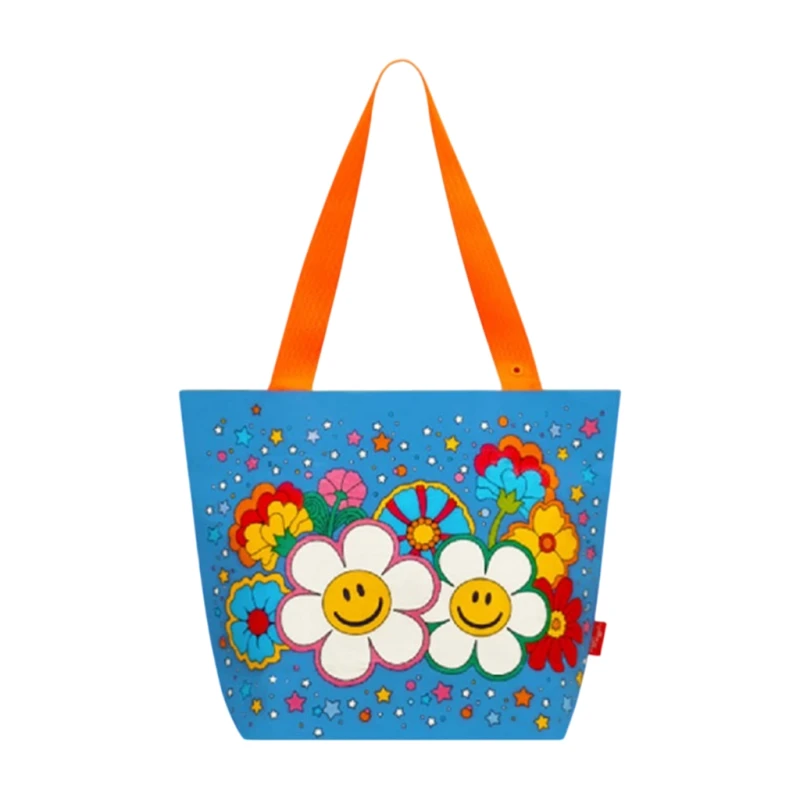 Wiggle Wiggle Reusable Shopper Bag Small, Popping Land